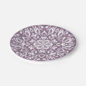 Wisteria Mandala Pappteller (Schrägansicht)