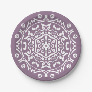 Wisteria Mandala Pappteller