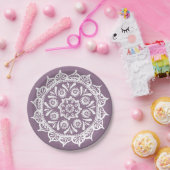 Wisteria Mandala Pappteller (Party)