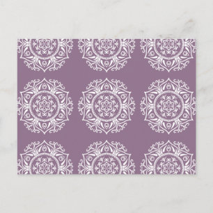 Wisteria Mandala Postkarte