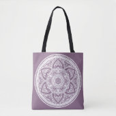 Wisteria Mandala Tasche (Vorderseite)