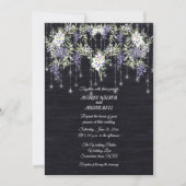 Wisteria Navy Barnboard String Lights (Vorderseite)