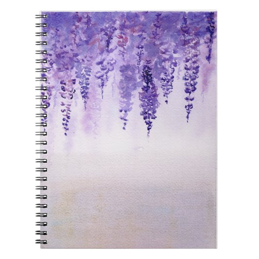 Wisteria notebook notizblock (Vorderseite)