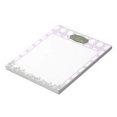 Wisteria Notepad Notizblock (Rotiert)