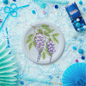 Wisteria Paper Plate Pappteller (Party)