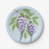 Wisteria Paper Plate Pappteller (Vorderseite)