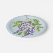Wisteria Paper Plate Pappteller (Schrägansicht)