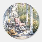 Wisteria Porch Rocking Chair Szene Magnet (Vorne)