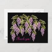 Wisteria Postcard Postkarte (Vorne/Hinten)