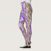 Wisteria Purple Flowers Leggings (Links)