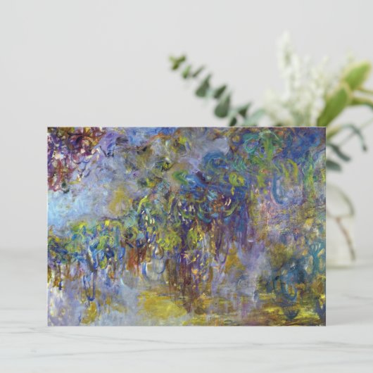 Wisteria (rechte Hälfte) von Claude Monet (Stehend Vorderseite)