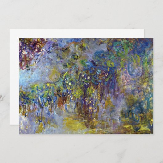 Wisteria (rechte Hälfte) von Claude Monet (Vorne/Hinten)