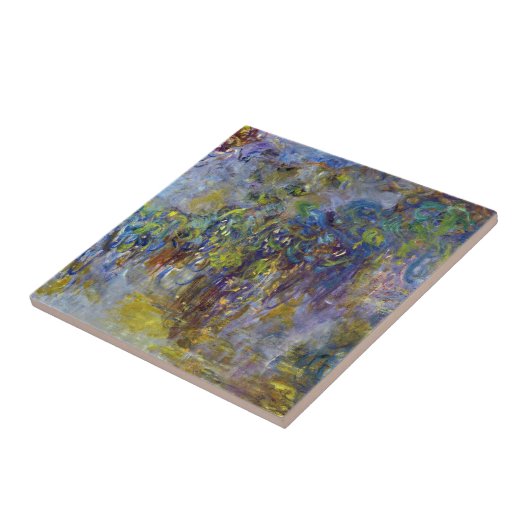 Wisteria (rechte Hälfte) von Claude Monet Fliese (Seite)