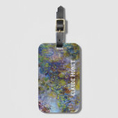 Wisteria (rechte Hälfte) von Claude Monet Gepäckanhänger (Vorderseite Vertikal)