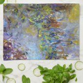 Wisteria (rechte Hälfte) von Claude Monet Geschirrtuch (Gefaltet)