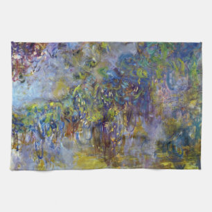 Wisteria (rechte Hälfte) von Claude Monet Geschirrtuch