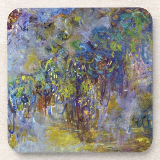 Wisteria (rechte Hälfte) von Claude Monet Getränkeuntersetzer (Vorderseite)