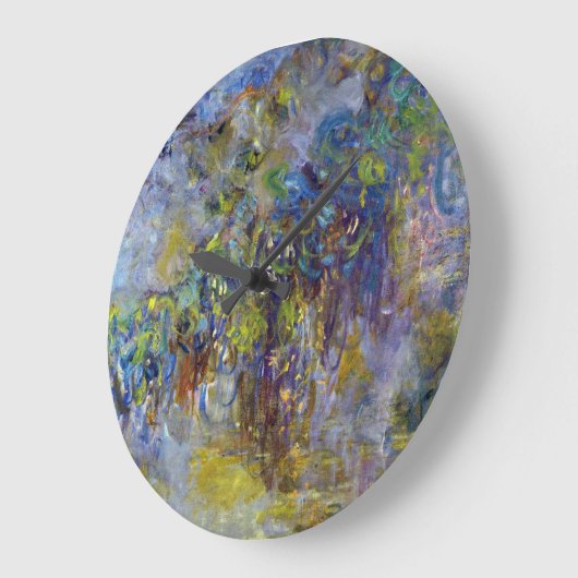Wisteria (rechte Hälfte) von Claude Monet Große Wanduhr (Winkel)