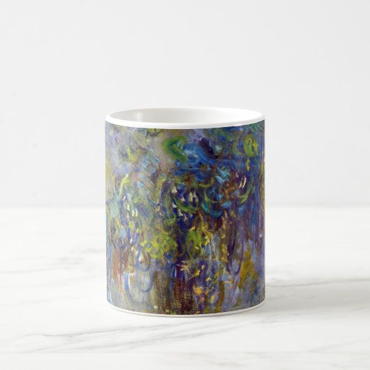 Wisteria (rechte Hälfte) von Claude Monet Kaffeetasse (Mittel)