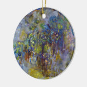 Wisteria (rechte Hälfte) von Claude Monet Keramik Ornament (Links)
