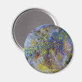 Wisteria (rechte Hälfte) von Claude Monet Magnet (Vorderseite/Rückseite)