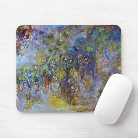 Wisteria (rechte Hälfte) von Claude Monet Mousepad (Mit Mouse)