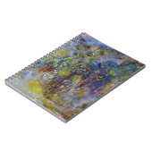 Wisteria (rechte Hälfte) von Claude Monet Notizblock (Linke Seite)