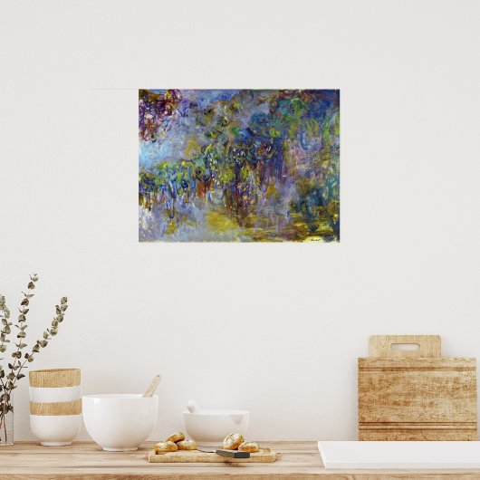 Wisteria (rechte Hälfte) von Claude Monet Poster (Küche)