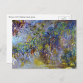Wisteria (rechte Hälfte) von Claude Monet Postkarte (Vorne/Hinten)
