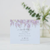 Wisteria Rett Dates Dusty Blue Wedding BUDGET (Stehend Vorderseite)