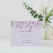 Wisteria Rett Dates Dusty Lila Wedding BUDGET (Stehend Vorderseite)