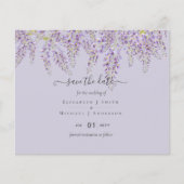 Wisteria Rett Dates Dusty Lila Wedding BUDGET (Vorderseite)