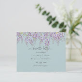 Wisteria Rett Dates Dusty Sage Wedding BUDGET (Stehend Vorderseite)