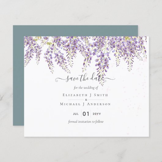 Wisteria Rett Dates Dusty Sage Wedding BUDGET (Vorne/Hinten)