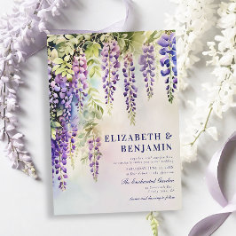 Wisteria Romantic Garden Party Einladung