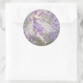 Wisteria Round Sticker (Tasche)