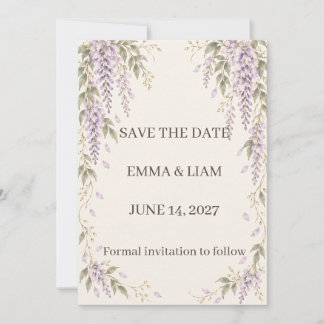 Wisteria Save the Date
