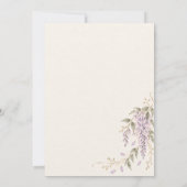 Wisteria Save the Date (Rückseite)