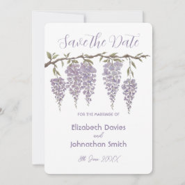 Wisteria Save the Date Card