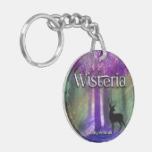 Wisteria Schlüsselanhänger (Vorderseite links)