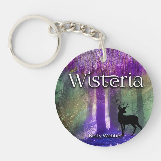 Wisteria Schlüsselanhänger (Vorderseite)