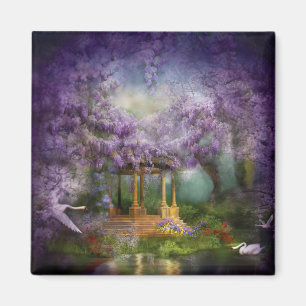 Wisteria See-Kunst-Magnet Magnet