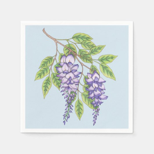 Wisteria Serviette (Vorderseite)