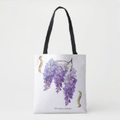 Wisteria Sinensis  Tasche (Vorderseite)