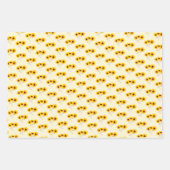 Wisteria, Sonnenblume, Muster der Lila Wildblume Geschenkpapier Set (Vorderseite 2)