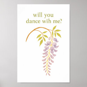 Wisteria — tanzen Sie mit mir? Poster
