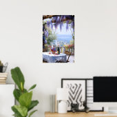 Wisteria Terrace | AI Poster (Heimbüro)