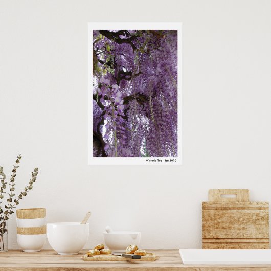 Wisteria Toposter Poster (Küche)