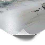 Wisteria Tree and Asian Temple Fotodruck (Ecke)