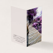 Wisteria Treppe Visitenkarten (Vorderseite)